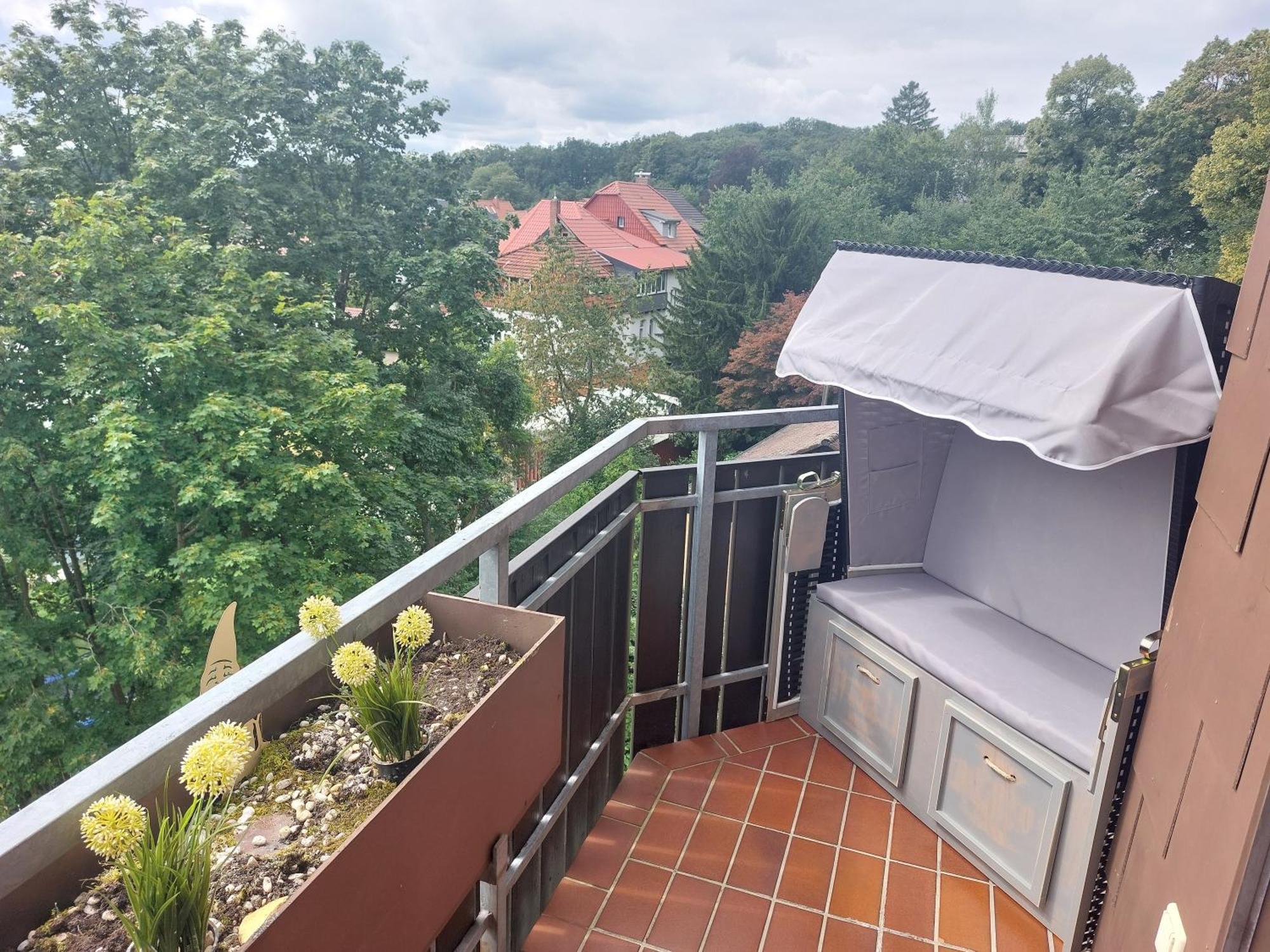 Ferienwohnung Gipfelglueck Mit Fernblick Und Strandkorb Bad Sachsa Buitenkant foto